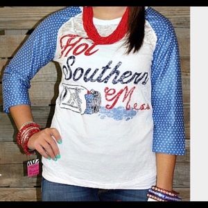 Hot southern mess blouse
